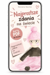 Najprostsze zdania na świecie - karty do wydruku